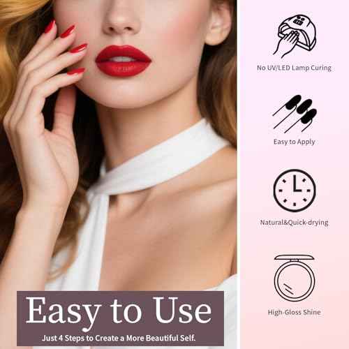 12 Pcs Nail Dip Powder Set, 12 Colors Burgundy Pink Dipping Powder Kit, Valentine's Shimmering Red Purple Glitter Nail Art Manicure Salon DIY for Daily at Home Party Gifts for Women