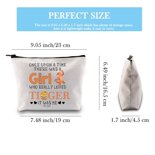 GJTIM Tiger Cartoon Character Gift There Was Who Really Loved Tiger Bag for Fans (Loved Tiger CB)