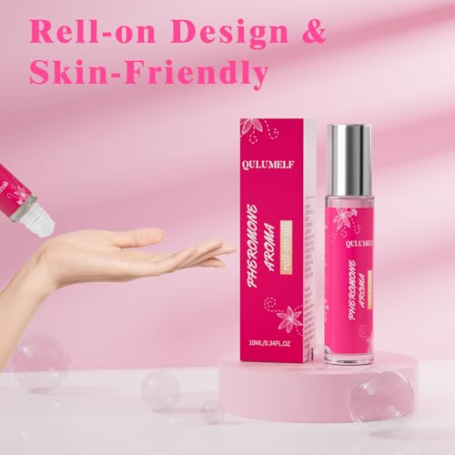 Pheromone Perfume for Women,Fragrance Pheromone Cologne Attract Men, Long Lasting Women's Perfume, Roller Ball Design, Portable and Fruity