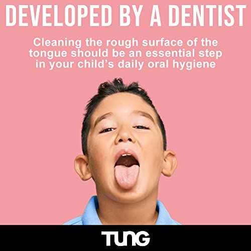 Tongue Cleaner for Kids, Childs Tongue Scraper, Kids Tongue Brush, Children¡¯s Tongue Cleaner Brush, Tongue Scrubber, Made in America, Set of 2