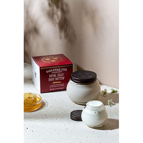 Savannah Bee Company Royal Jelly Body Butter - Deep Hydrating Body Butter for Dry Skin
