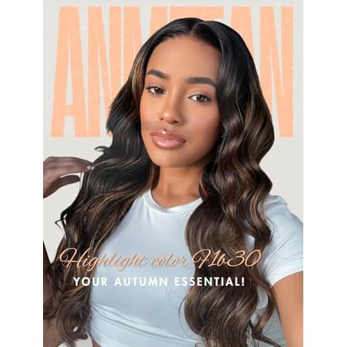 Honey Blonde Highlight Bundles Human Hair Body Wave, 12A Thick F1B/30 Highlight Black and Brown Colored Quick Weave 100% Brazilian 12A Unprocessed Remy Hair Double Weft 3 Bundles 10/12/14 Inch