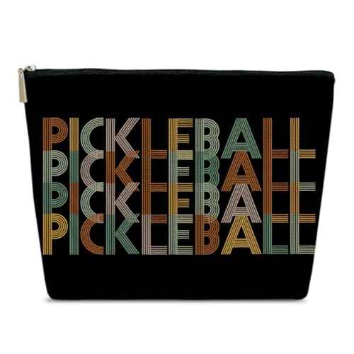 Pickleball Gifts for Women Makeup Bag, Gifts for Pickle Ball Lover, Pickleball Favors for Teen Girls Sister Friends Besties, Women Cosmetic Bag for Purse