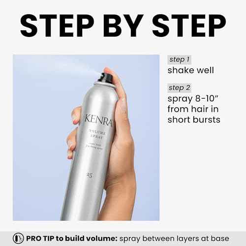 Kenra Professional Volume Spray 25 | Super Hold Finishing & Styling Hairspray | Flake-free & Fast-drying | Wind & Humidity Resistance | All Hair Types