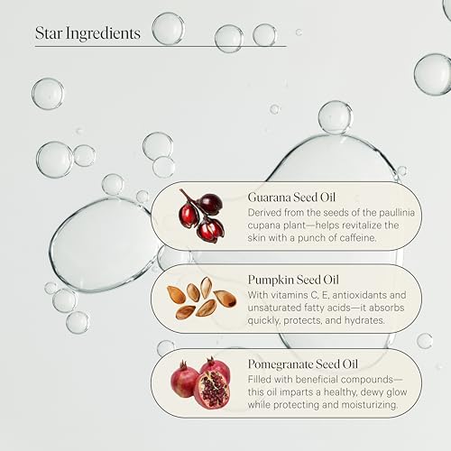 Beauty Body Oil for Women 140ml. Caffeine, Guarana Seed, Jojoba Shower Oil, After Shower Luxury Beauty Hydrating, Skin Tightening, Revitalizing Perfumed Body Glow Skincare Moisturizer Treatment