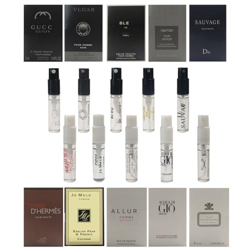 Men¡¯s Designer Fragrance Sampler Cologne Samples Set for Men Travel (10PCS)