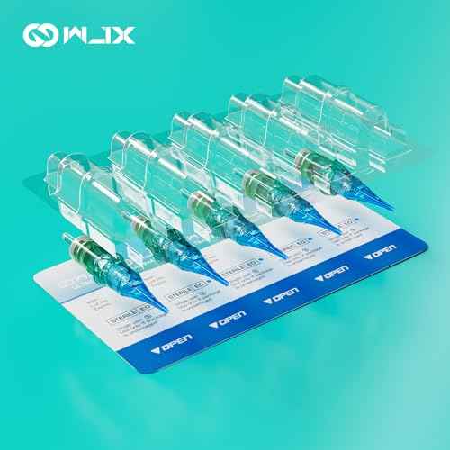 Wjx Ultimate Tattoo Needles 0803RL (20Pcs/Box) Disposable Professional Tattoo Cartridge Needles Precision Round Liner Fit in Different Tattoo Machines
