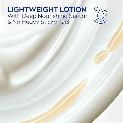 NIVEA Smooth Daily Moisture Body Lotion, Shea Butter 16.9 oz (Pack of 2)