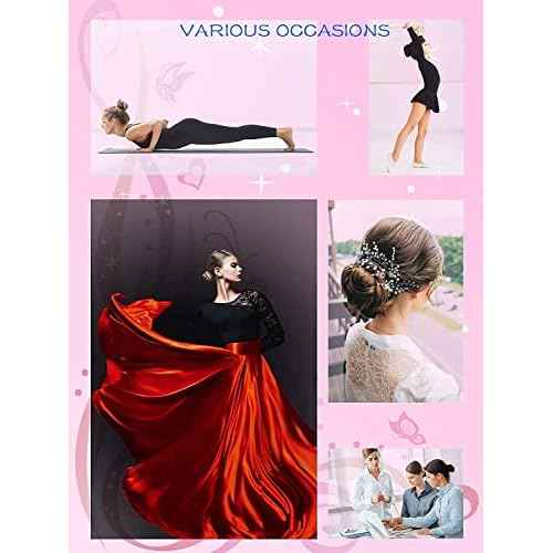 Hair Bun Maker (37 Count, 3.5 inches Large, 3 inches Medium, 2 inches Small, Beige), Hair Doughnut Shaper for Girl