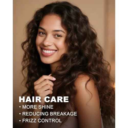 Organic Argan Oil for Hair 4 Fl Oz, USDA Pure and Natural Morocco Argan Oil, Argon Oil For Hair, Scalp, Face & Skin Care, 100% Cold Pressed Hair Conditioner, Unrefined Argon Nails Carrier Oil