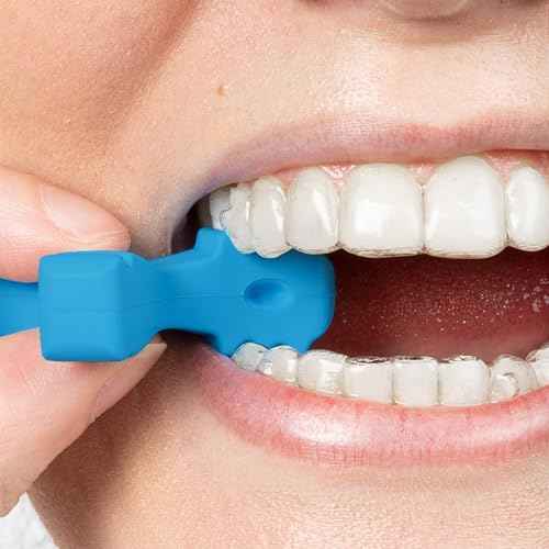 Invisalign Munchies EPS Aligner and Retainer Tray Seaters, Aligner Chewies (Pack of 2) (Blue)