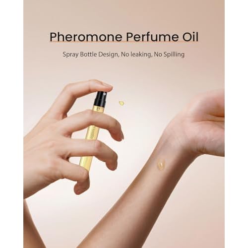 Pheromones Perfumes for Women, No. 54 Vanilla Cream Scent, Vanilla Perfume Oil, Advanced Fragrance Perfume for Woman, 0.34fl./10ml Gourmand Parfum, Travel Size Perfumes for Women,Made in USA