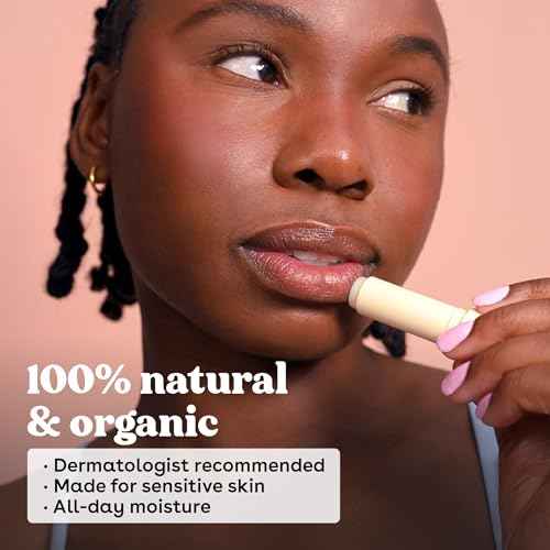 eos Natural Shea Lip balm, Acai Blackberry, Fresh Coconut, Mango Nectar 3-Pack Sticks