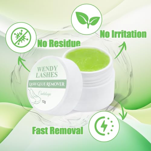 Eyelash Extension Remover Lash Remover for Lash Extensions Low Irritation Eyelash Glue Remover Professional Salon Eyelash Adhesive Remover(10g)
