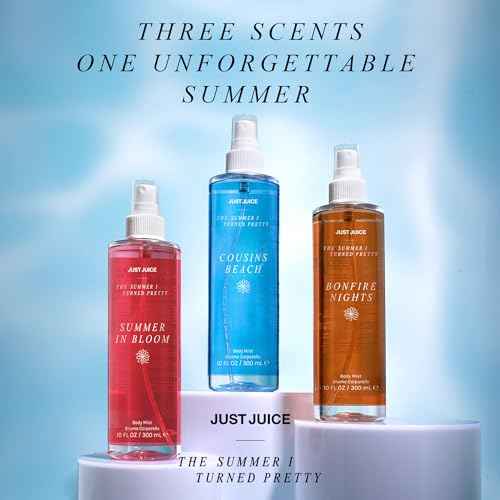Just Juice - The Summer I Turned Pretty Cousins Beach Body Mist - Beachy, Creamy Coconut and Vanilla Body Spray for Women and Men - 10.14 oz