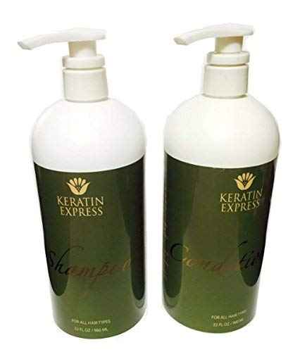 Keratin Express Sulfate Free Shampoo Ultra Hydrating Conditioner (Set of 2), 32 fl oz