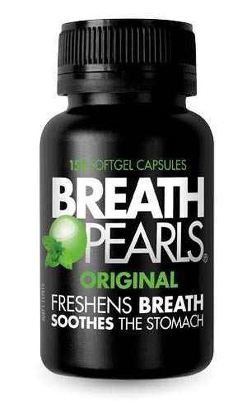 Breath Pearls Original 150 Softgels x 6 Pack (900 Softgels) - Freshens Bad Breath Mints