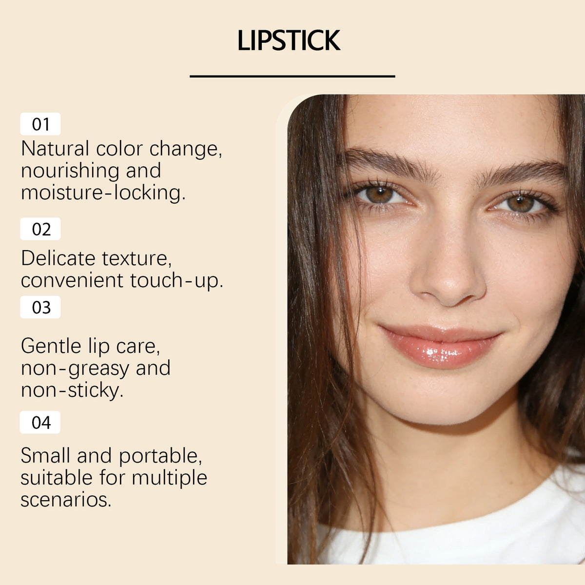 Color Changing Nourishing Lip Balm, 3.5g Per Pack