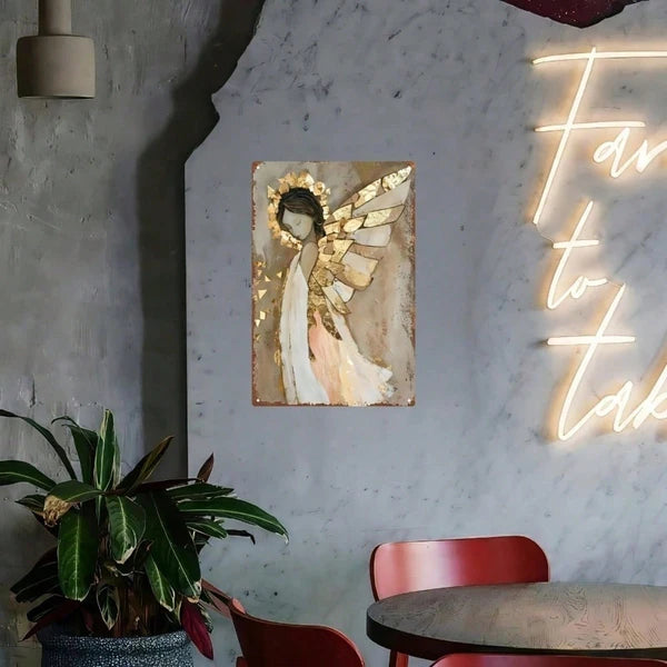 Metal Tin Sign Wall Decoration - 20 cm x 20 cm