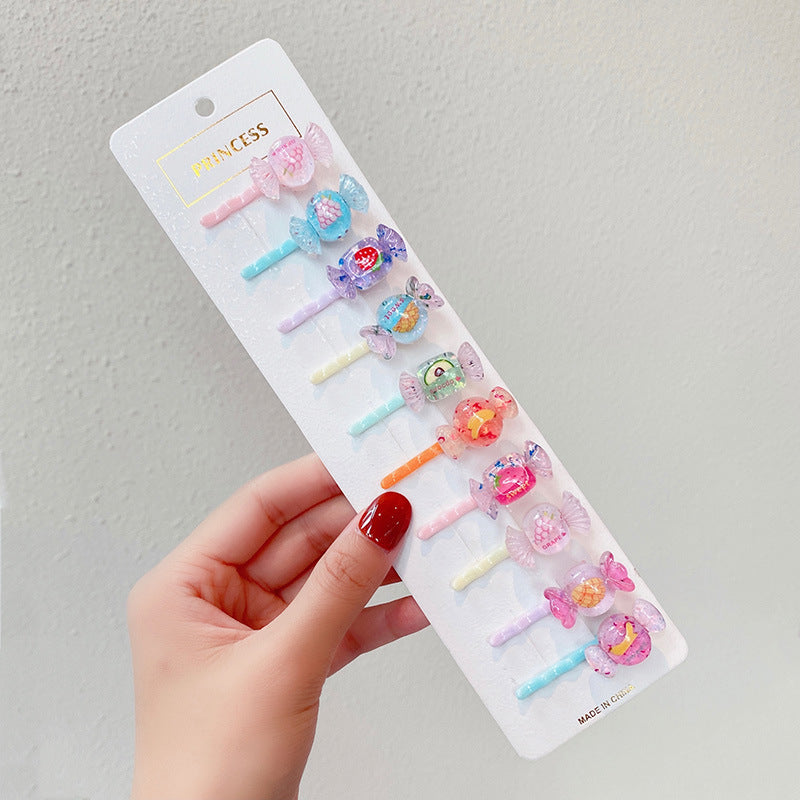 Cute Princess Hairpin for Girls - Non-Hurt One Word Clip Hair Accessories