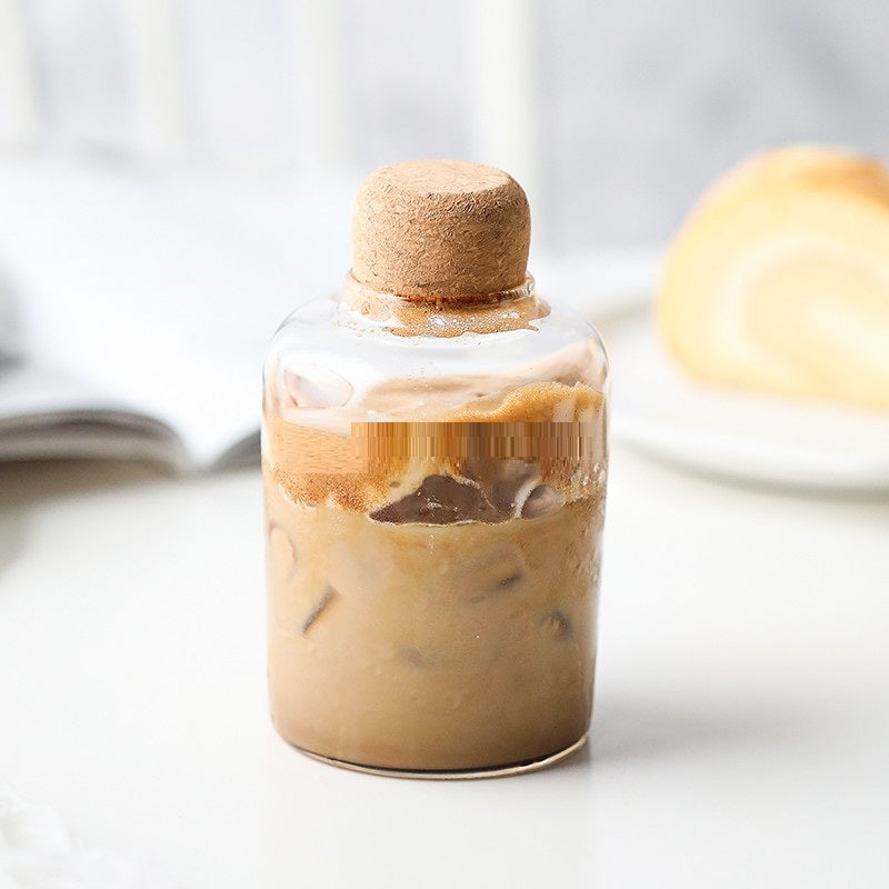 Heat Resistant Glass Milk Bottle for Coffee & Drinkware - 500ML Transparent