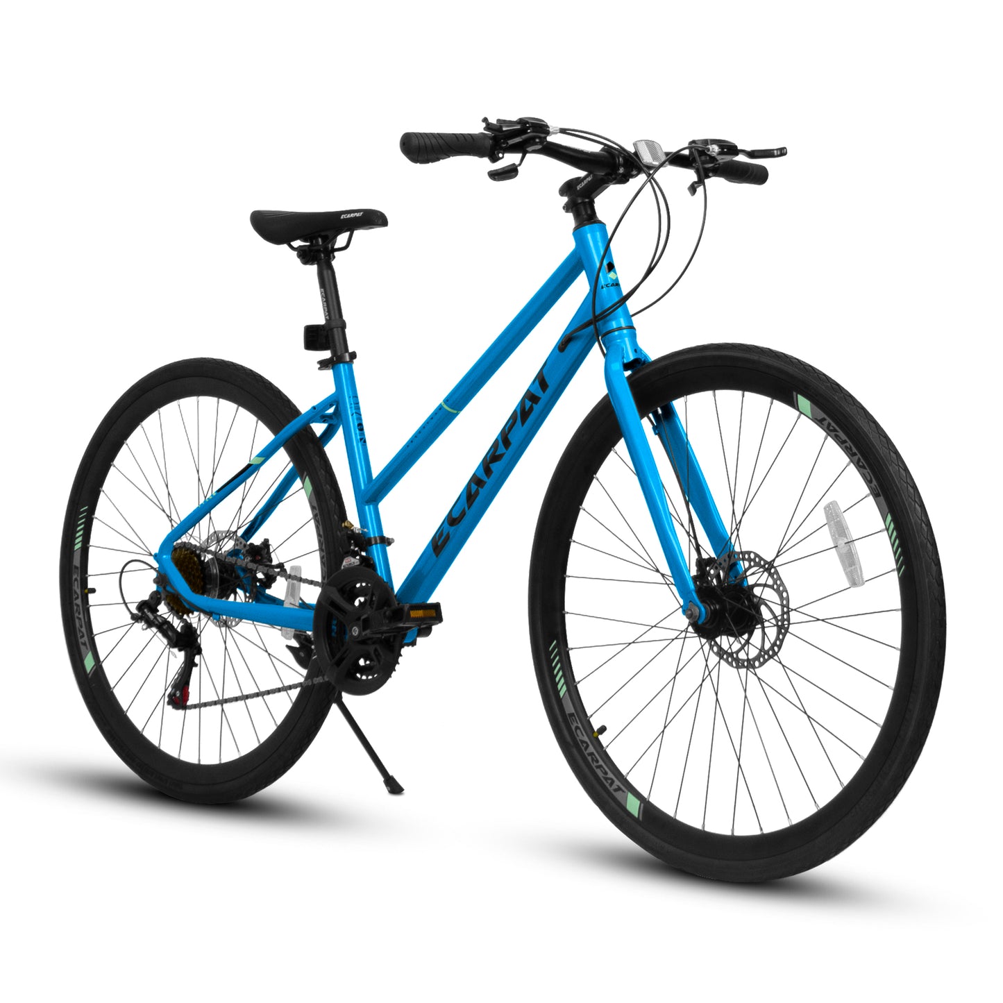 700C Road Bike with Aluminum Alloy Wheels & 21-Speed Gear System