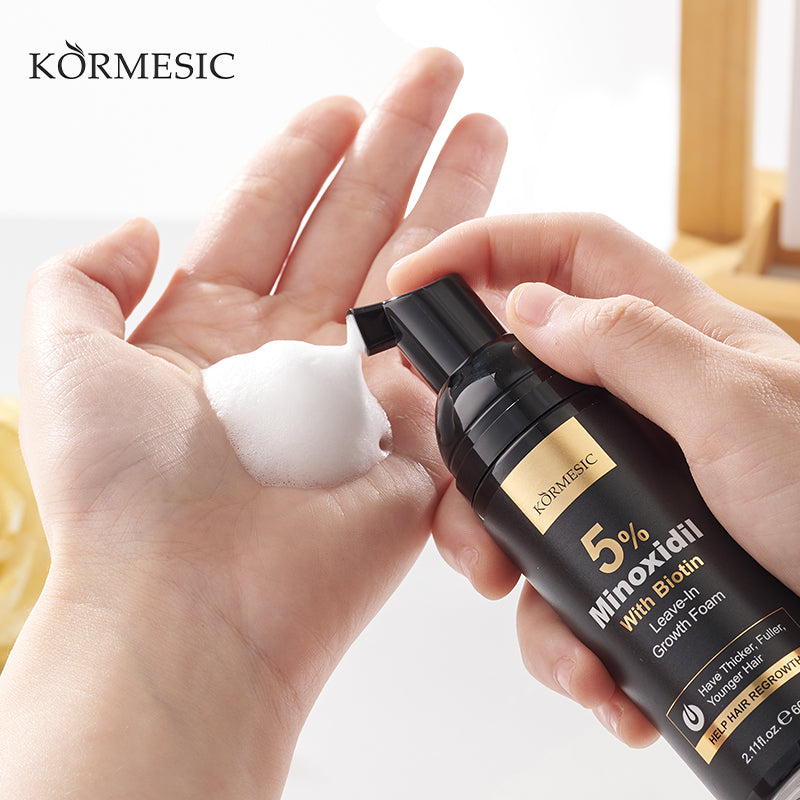 Minoxidil Hair Growth Foam - 60ml Hair Loss Treatment for Thinning Hair