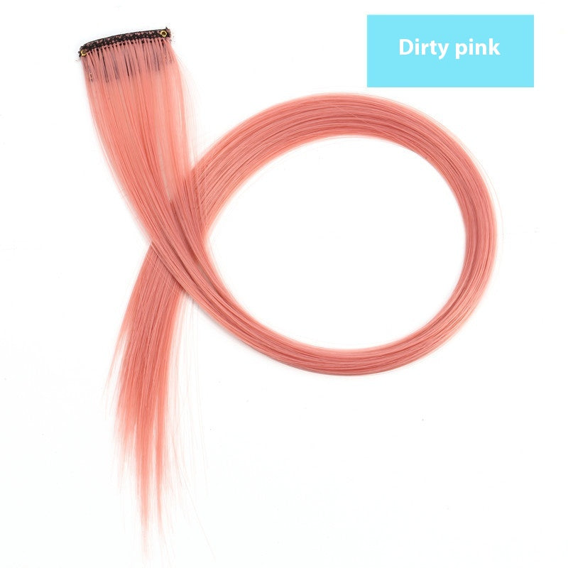 Colorful Hair Weave Extension Set - Multiple Shades, Non-Mainstream Style