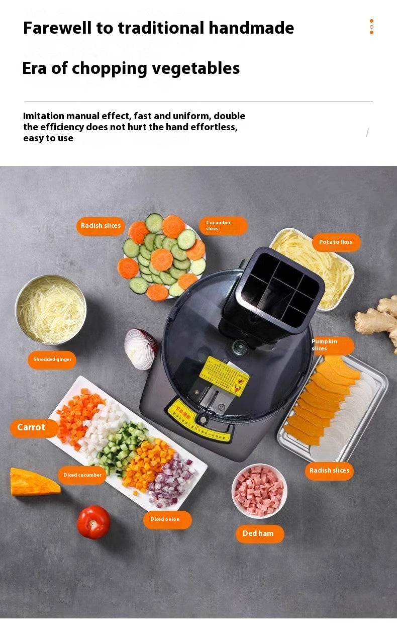 Commercial Vegetable Cutter Multi-Function Dicing and Slicing Tool - US Three in One