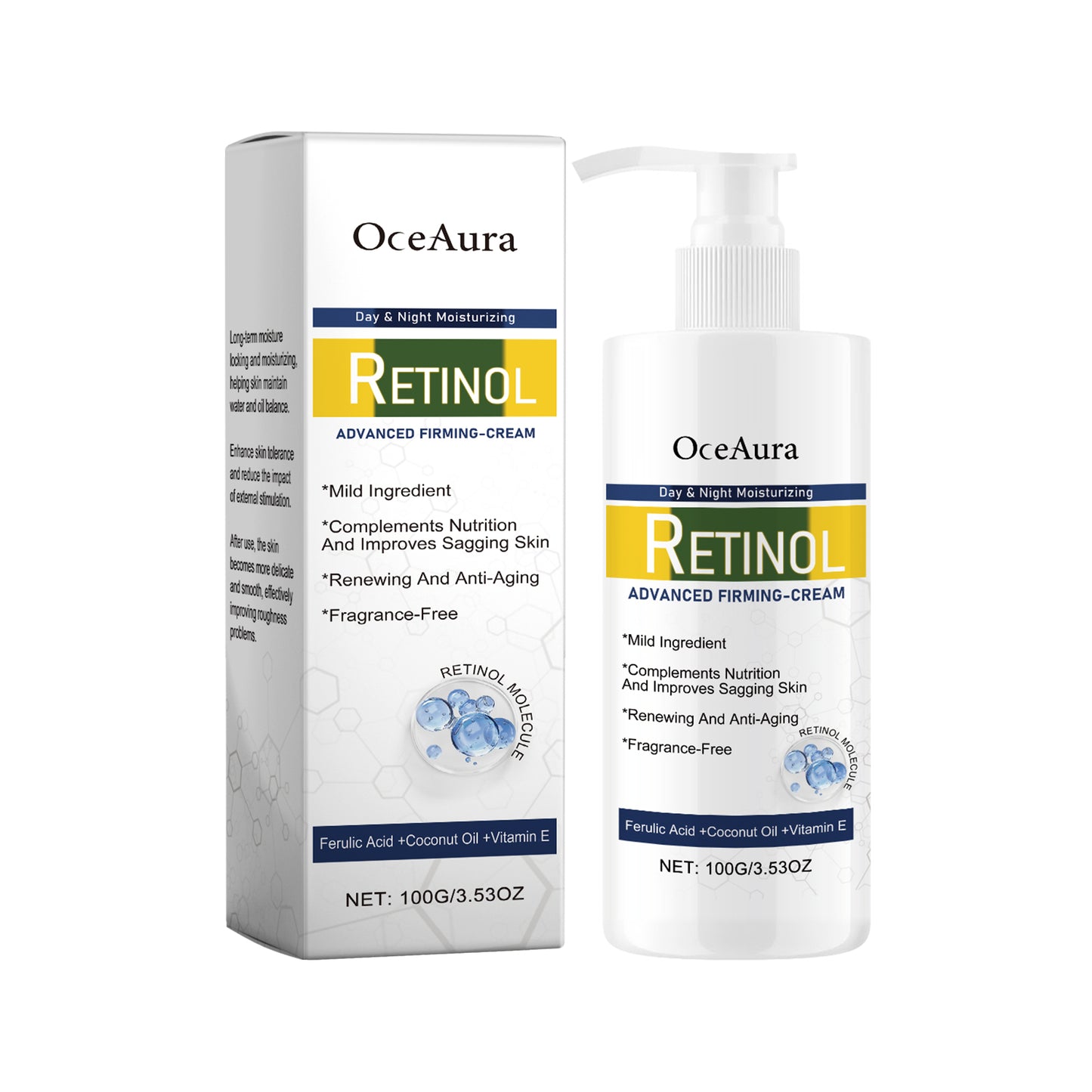 Firming Body Cream with Retinol - Moisturizing Anti-Aging Skin Treatment