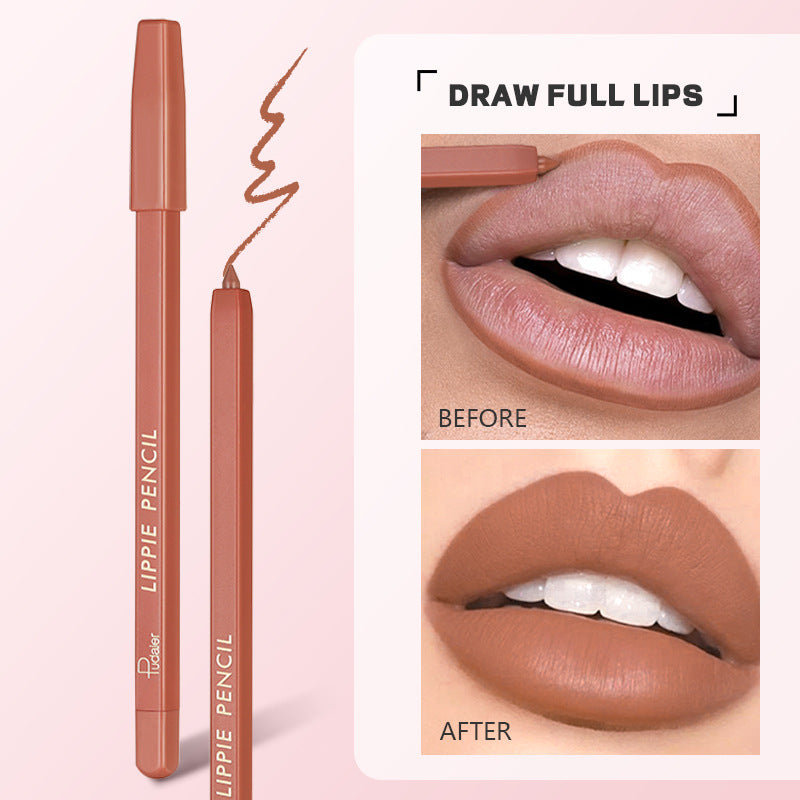 Waterproof Lipstick Pen Lip Liner No Stain Matte Lip Makeup 2g Multiple Colors