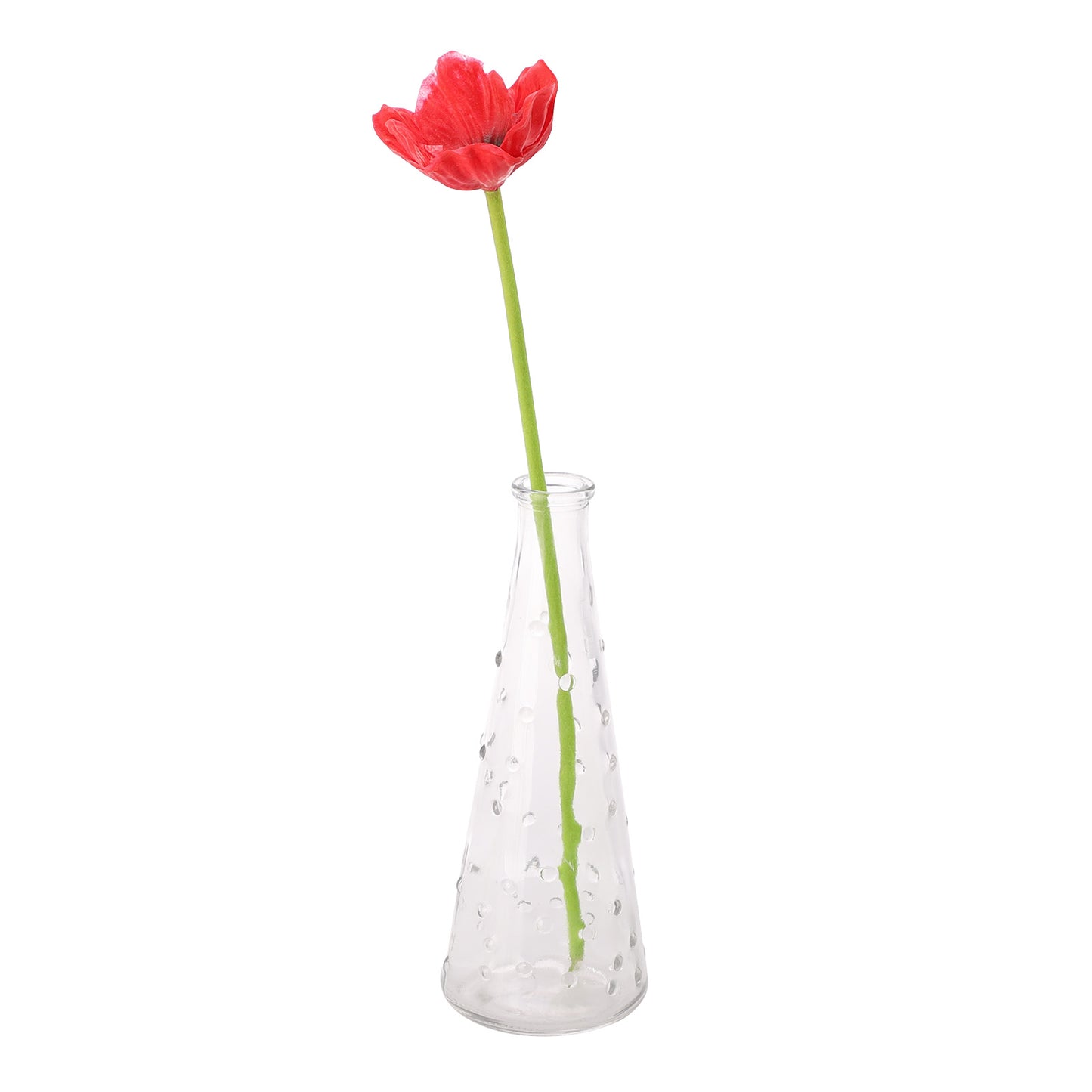 Red Artificial Flower - 12.5 Inch PU Decorative Floral
