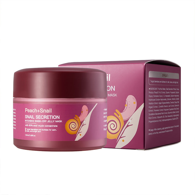 Snail Jelly Moisturizing Facial Mask 100ml - Hydrating Skin Care