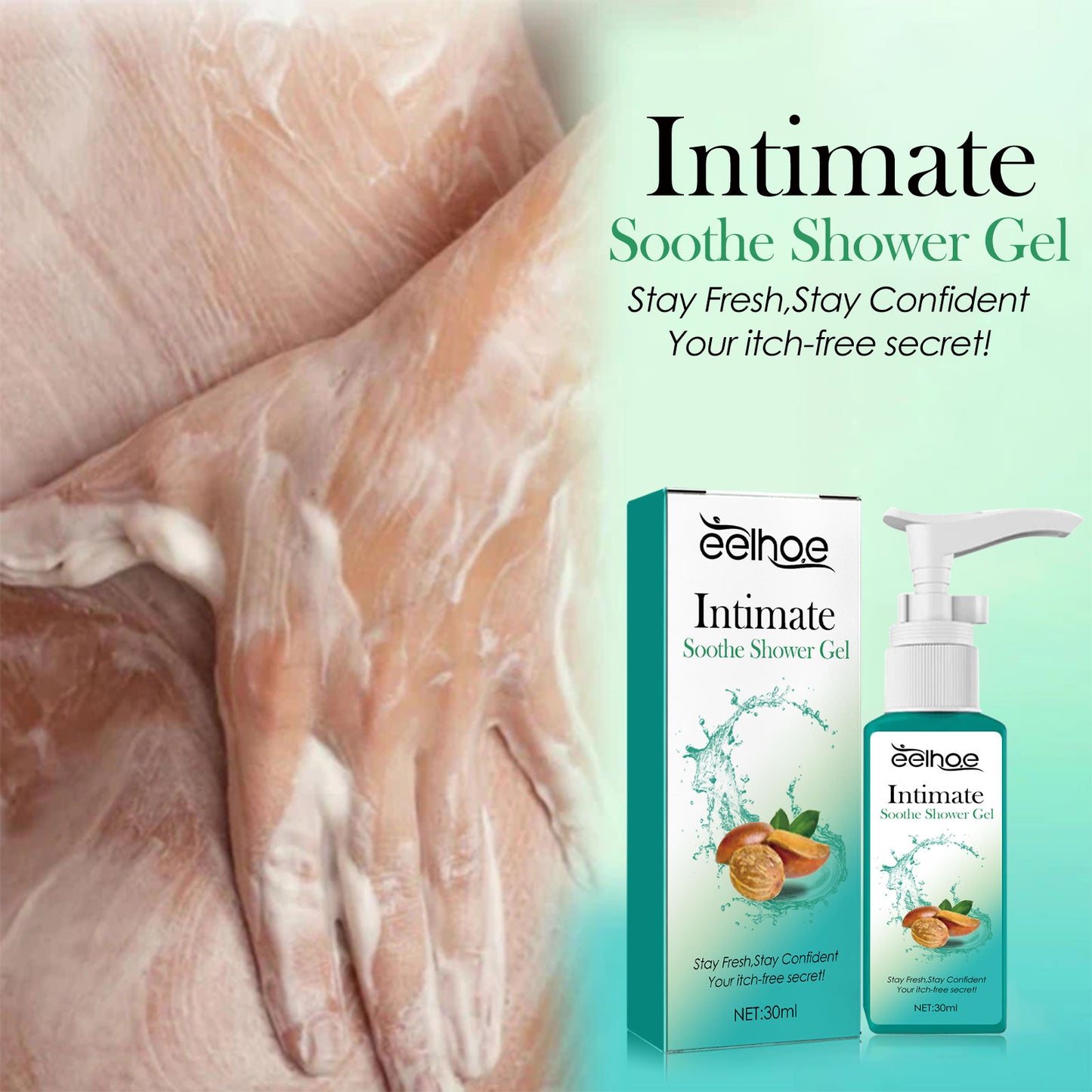Exfoliating Body Wash with Lemon & Wormwood Extract - Deep Cleanse