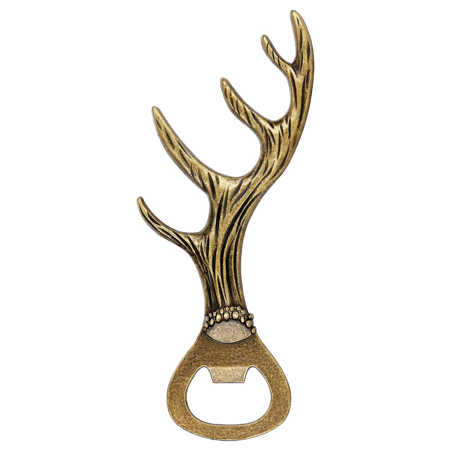 Deer Antler Bottle Opener - Zinc Alloy Kitchen Tool