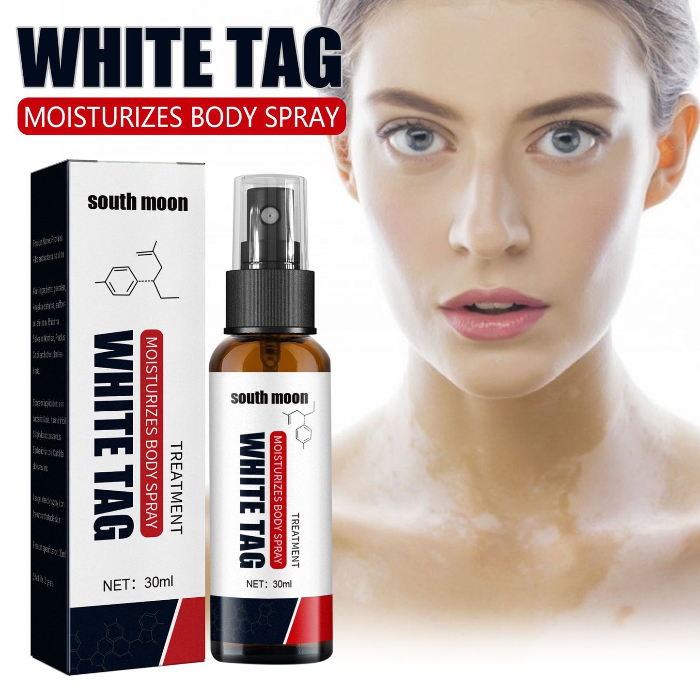 White Spot Clarifying Skin Repair Spray - Herbal Topical Solution