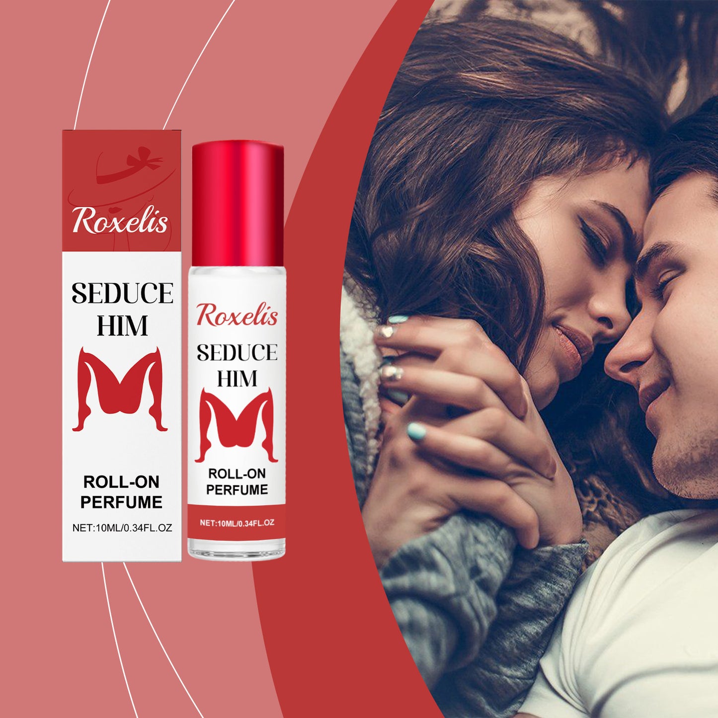 Pheromone Roll-On Perfume for Women - Fruity Floral Attraction Oil 10ml