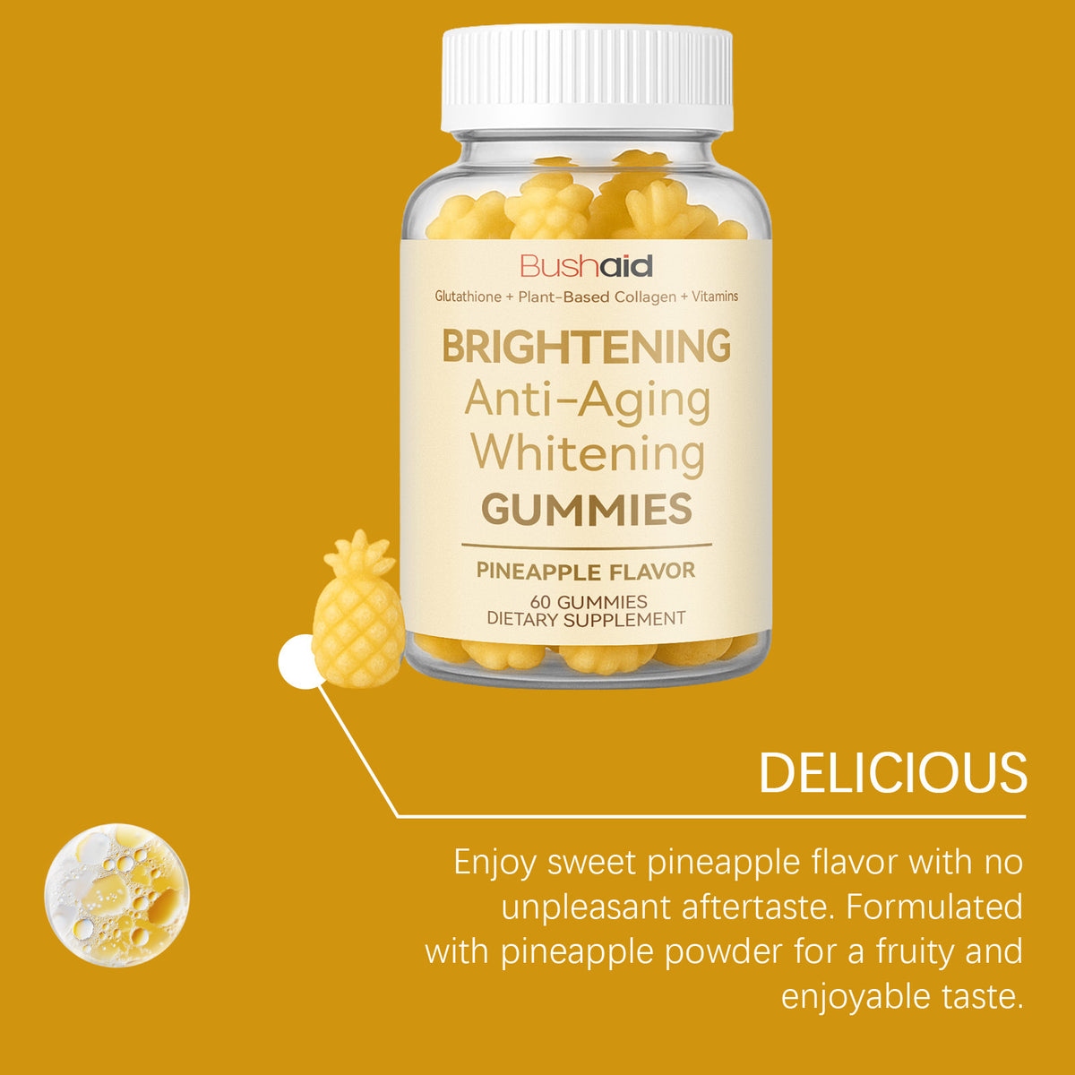 Radiant Plump Luminous Gummies - 60 Count
