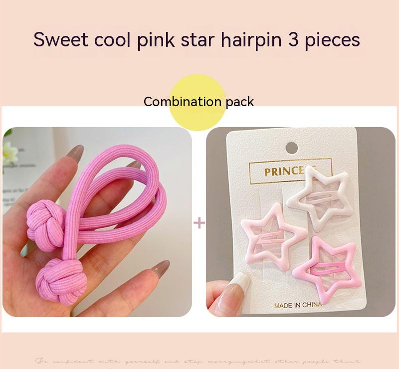 Girls' Fabric Hair Band Set – Multiple Colors & Styles