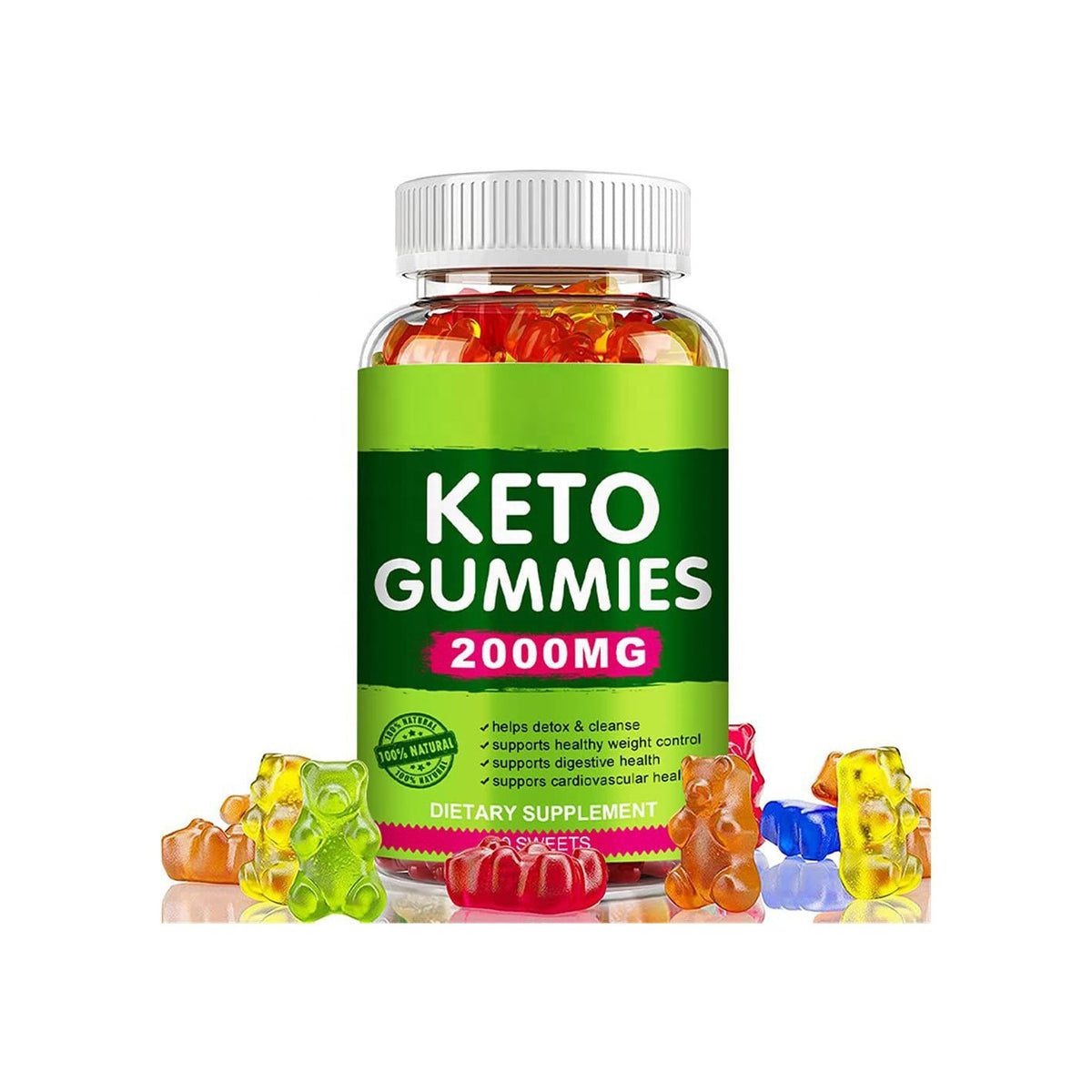 Organic Keto BHB Vitamin Candy - 60 Capsules