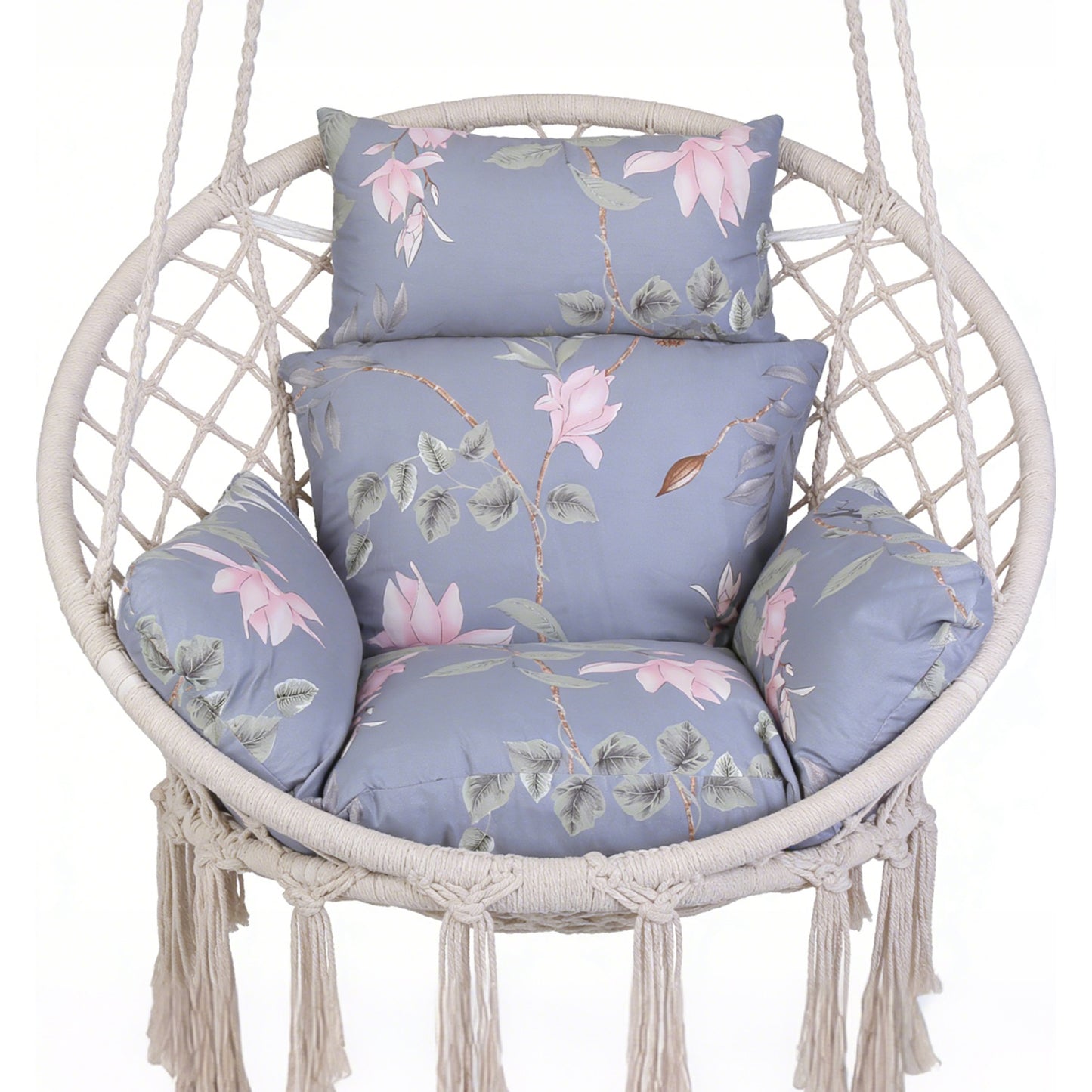 Thick Soft Egg Chair Cushion with Headrest for Hanging Chairs