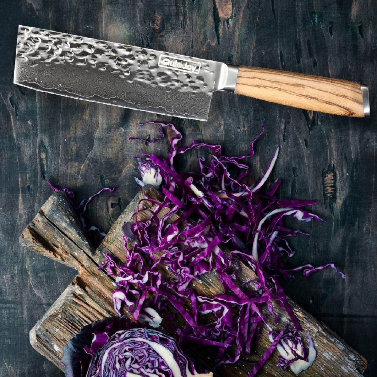 Professional Japanese Nakiri Chef Knife - 67 Layers Damascus Steel