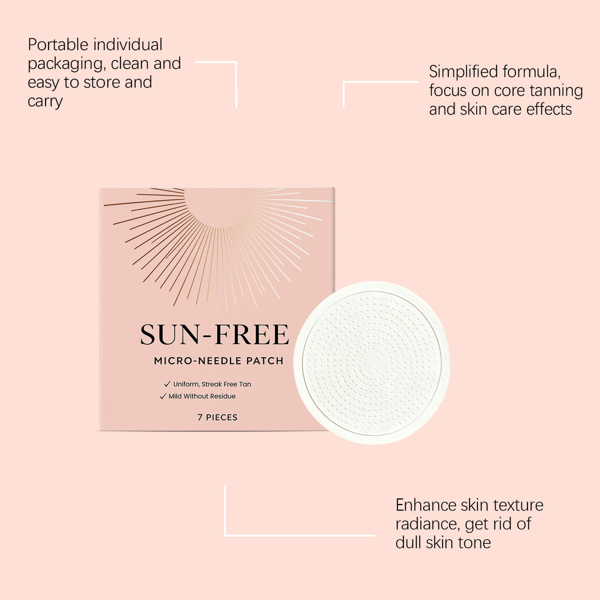 Skin Brightening Micro-Needle Patch - 7 Pieces