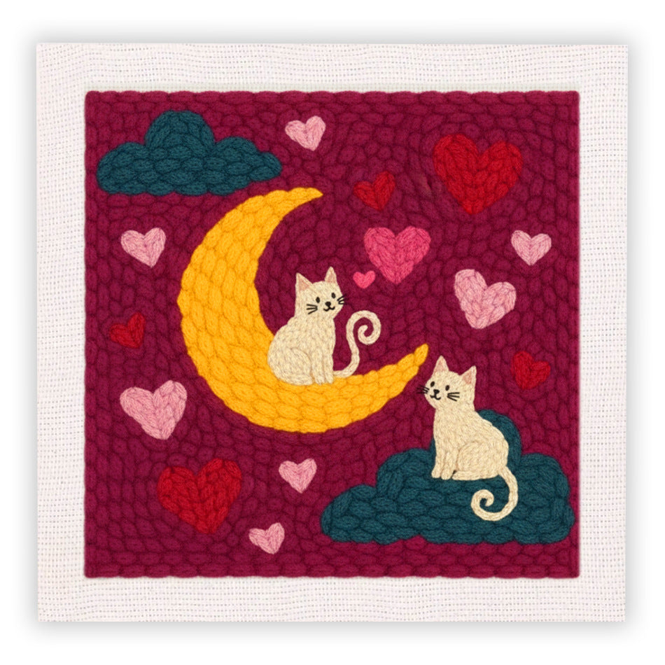 Handmade Embroidery Floral and Animal Wall Art - Creative Gift