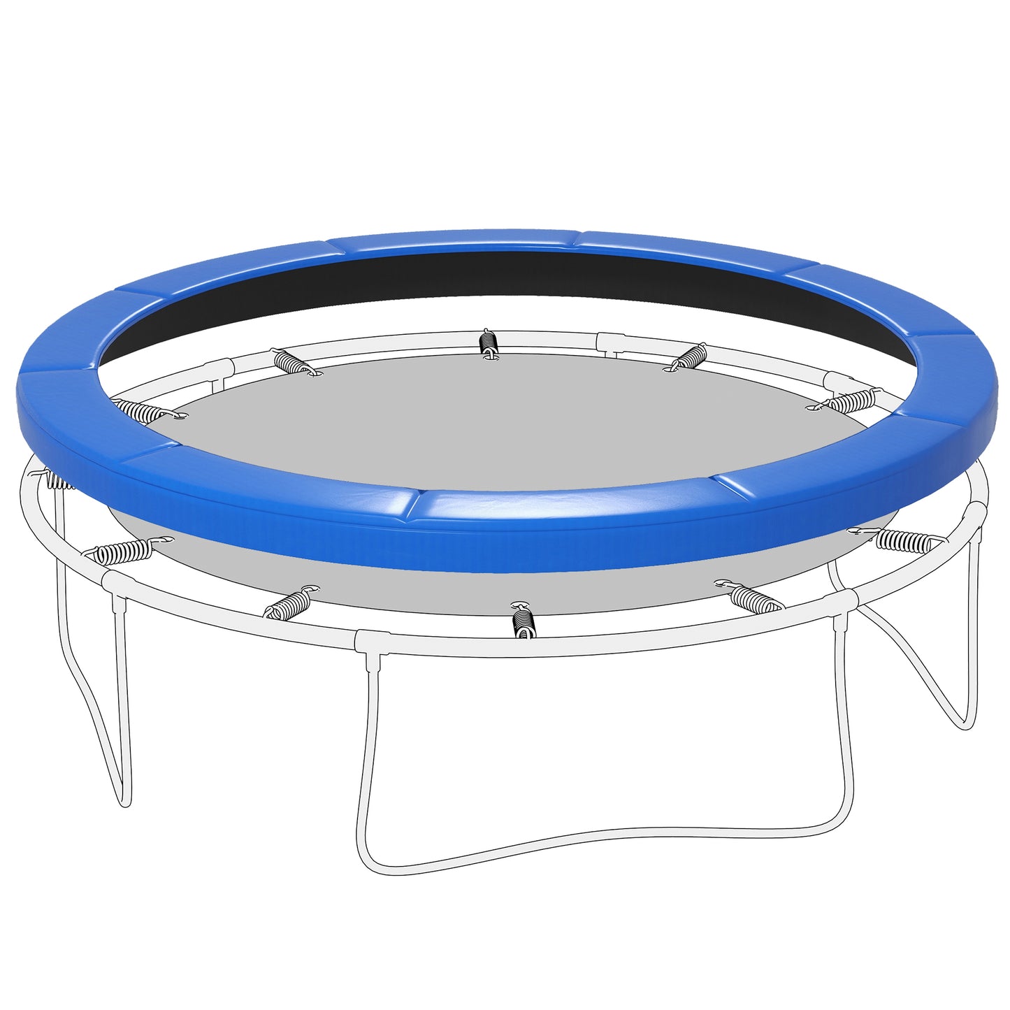 12FT Trampoline Replacement Safety Pad - Waterproof & Tear Resistant