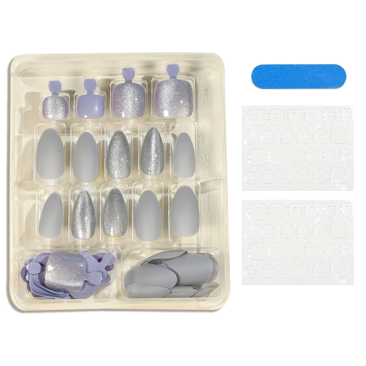 Crystal Cat's Eye Nail Art Kit - Wearable Hand & Foot Suit - Color JP047106