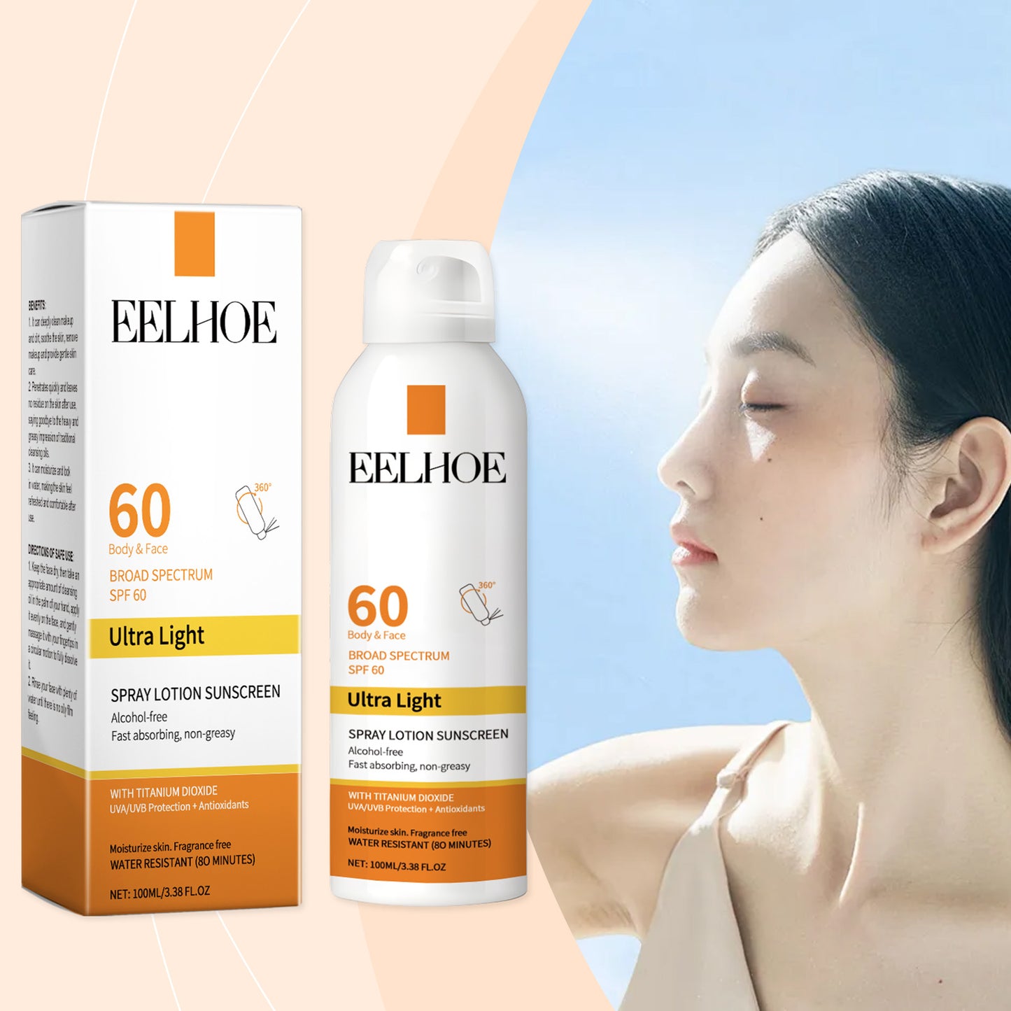 Hydrating Facial Spray with UV Protection & Niacinamide - 100ml