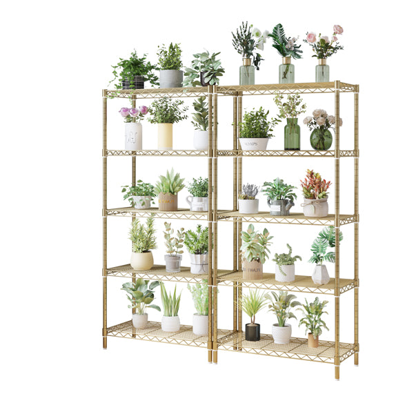 Five-layer Display Stand Without Wheels With Adjustable Feet, Free