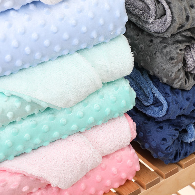 Soft Double-Layer Lambswool Blanket 150x200cm - Multiple Colors