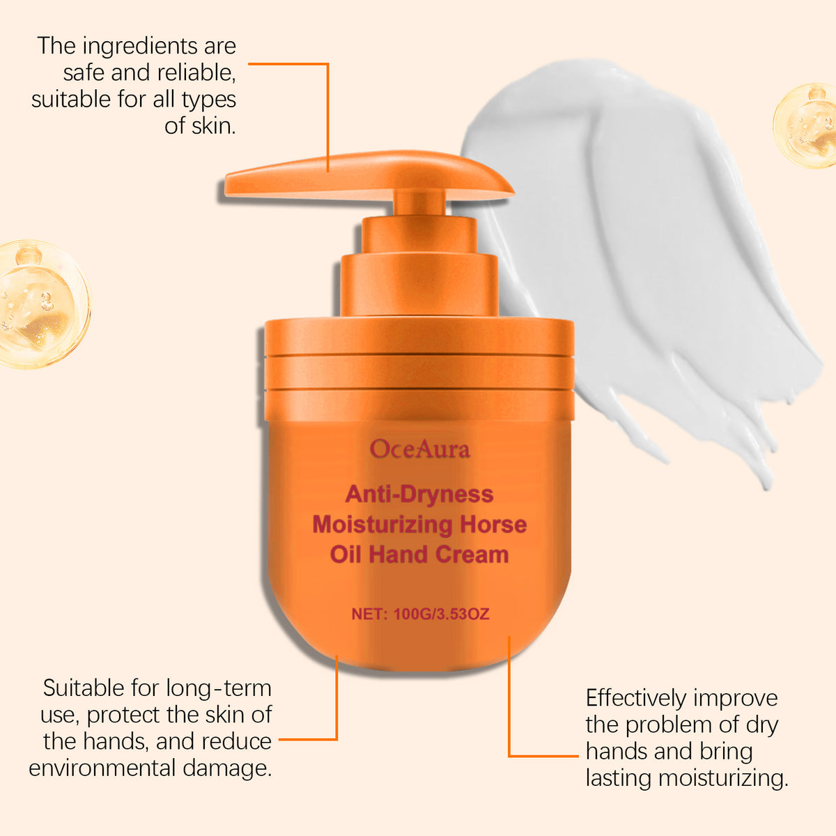 Mild Moisturizing And Nourishing Dry Hand Skin Hydrating Daily Apply